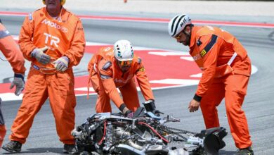 Roda Lepas Alex Marquez Mengenai Diggia, Catalunya Hampir Berujung Celaka Di Atas 200 Km/Jam