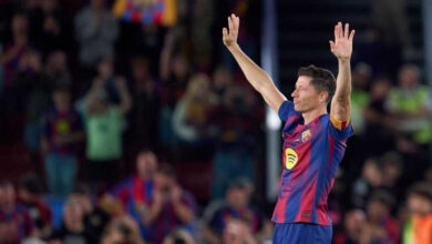 Lewandowski Pamit Dari Camp Nou Dengan Warisan Gol Dan Tiga Gelar Untuk Barcelona