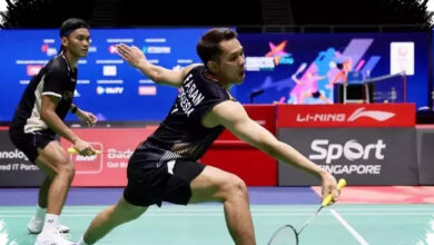 Fajar/Fikri Tak Gentar Tekanan Suporter Malaysia, Lolos Ke Semifinal Singapore Open