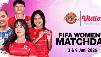 Vidio Jadi Rumah Dua Laga Uji Timnas Putri Indonesia, Singapura dan Kamboja Menanti di Bandung