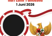 Pilihan Twibbon Gratis Hari Lahir Pancasila 2026 Makin Luas, Bisa Langsung Dipakai Dari Ponsel