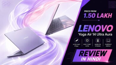 Baterainya Bisa Tembus 21 Jam, Lenovo Yoga Air 14 Ultra Aura Tetap Ringan 975 Gram