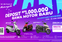 Sewa Baterai Rp84 Ribu per Bulan, Tiga Motor Listrik VinFast Ditujukan untuk Pembeli Perkotaan