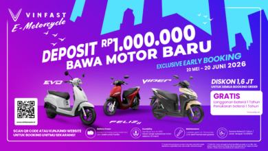 Sewa Baterai Rp84 Ribu per Bulan, Tiga Motor Listrik VinFast Ditujukan untuk Pembeli Perkotaan